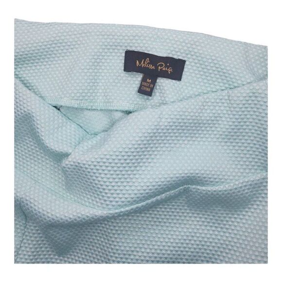 Melissa Paige Pants Women Sz‎ M Green Business Straight Leg Everyday - Picture 6 of 6